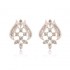 Beautifully Crafted Diamond Pendant Set with Matching Earrings in 18k gold with Certified Diamonds - PD1392P